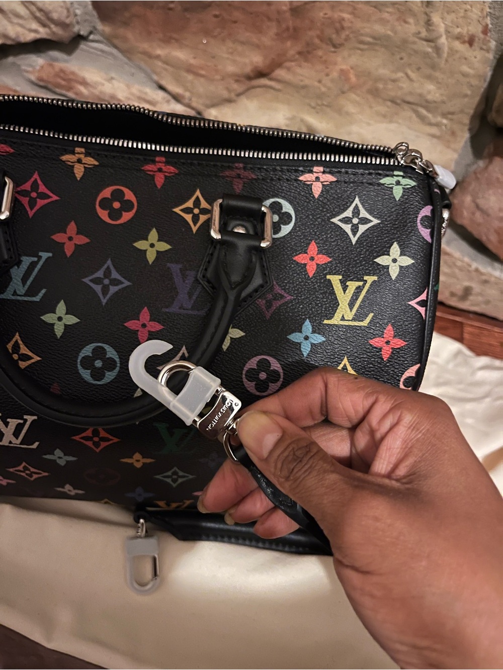 Brand new lv txm multicolored speedy size 30 - Picture 10 of 14